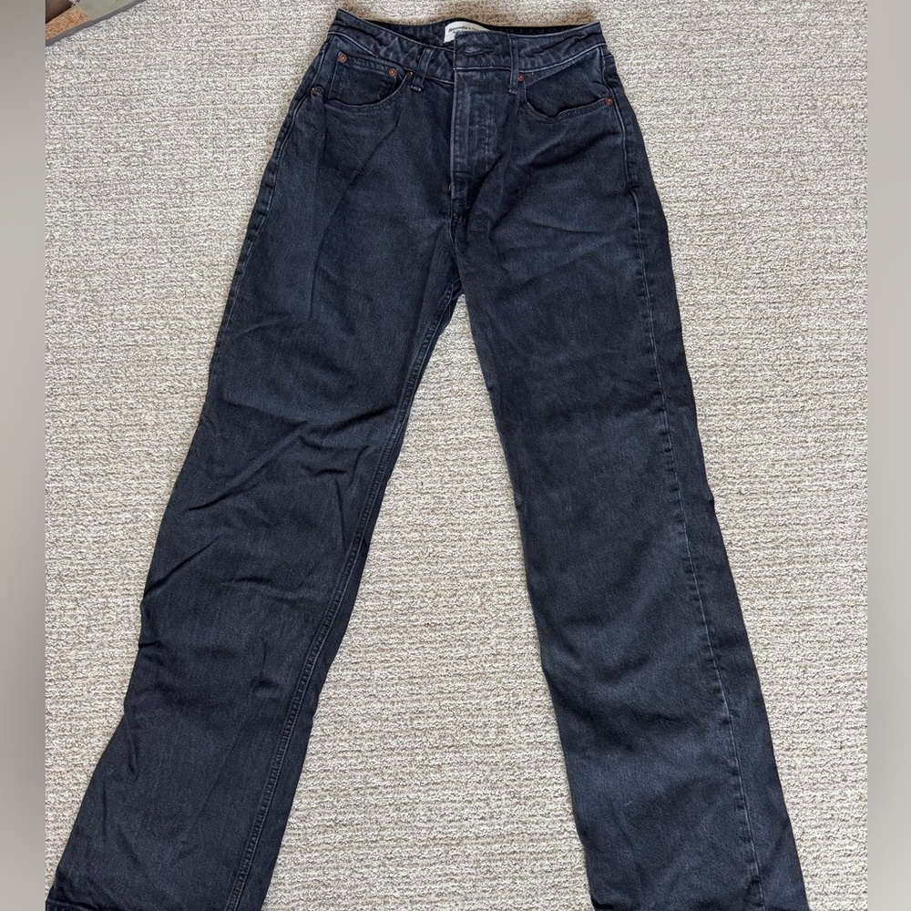 Abercrombie Curve Love 90s Relaxed High Rise Long